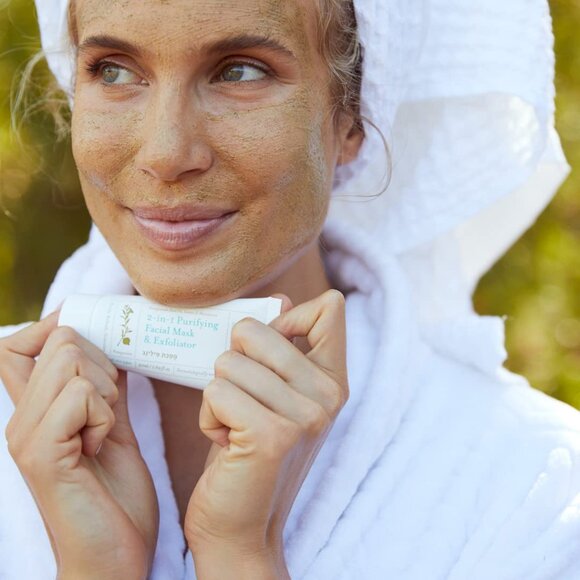 Lavido - Natural 2-in-1 Purifying Facial Mask + Exfoliator | Purify, Refresh - Picture 3 of 6